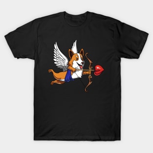 Corgi Dog Cupid T-Shirt